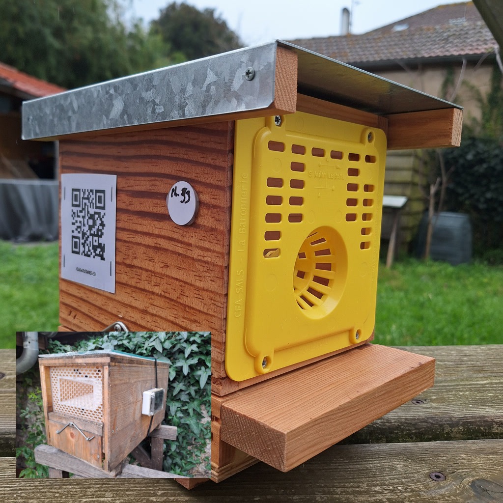 Piège sélectif connecté avec capteurs IoT pour la détection du frelon asiatique